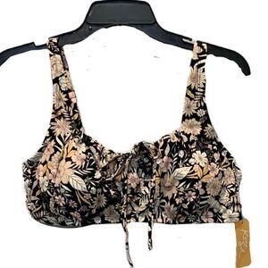 Kona sol floral Swim bikini top